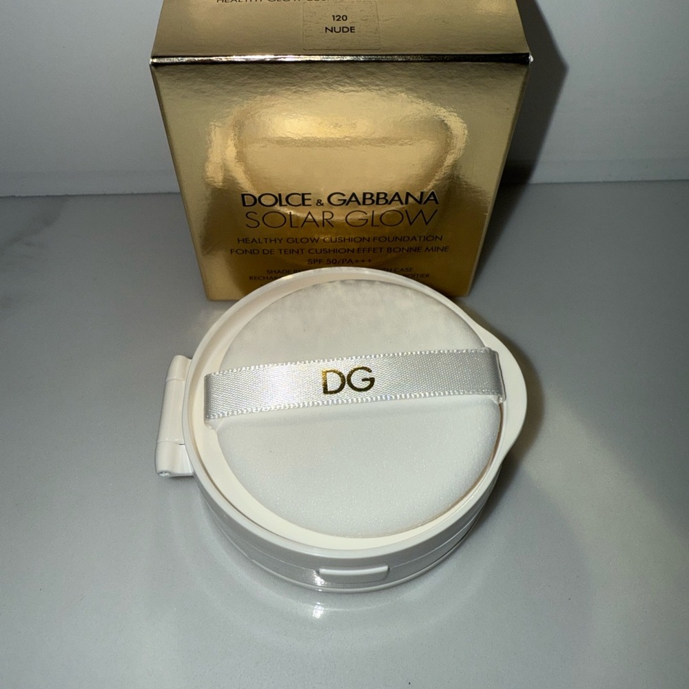 New Dolce & Gabbana Solar Glow Cushion Foundation 120 Nude